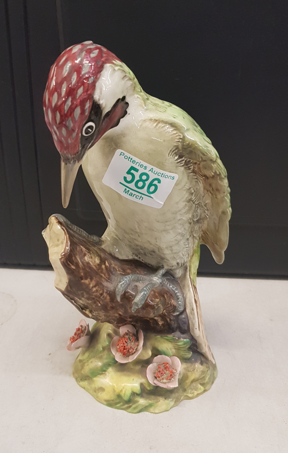 Beswick Woodpecker 1218, first version, slight petal loss noted.