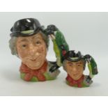 Royal Doulton Large & Small characters jugs of Walrus & Carpenter D6600 & D6604(2)