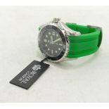 Royal London Branded Large Divers Watch, bezel diameter 44mm