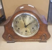 20th century mantle clock height 21cm.