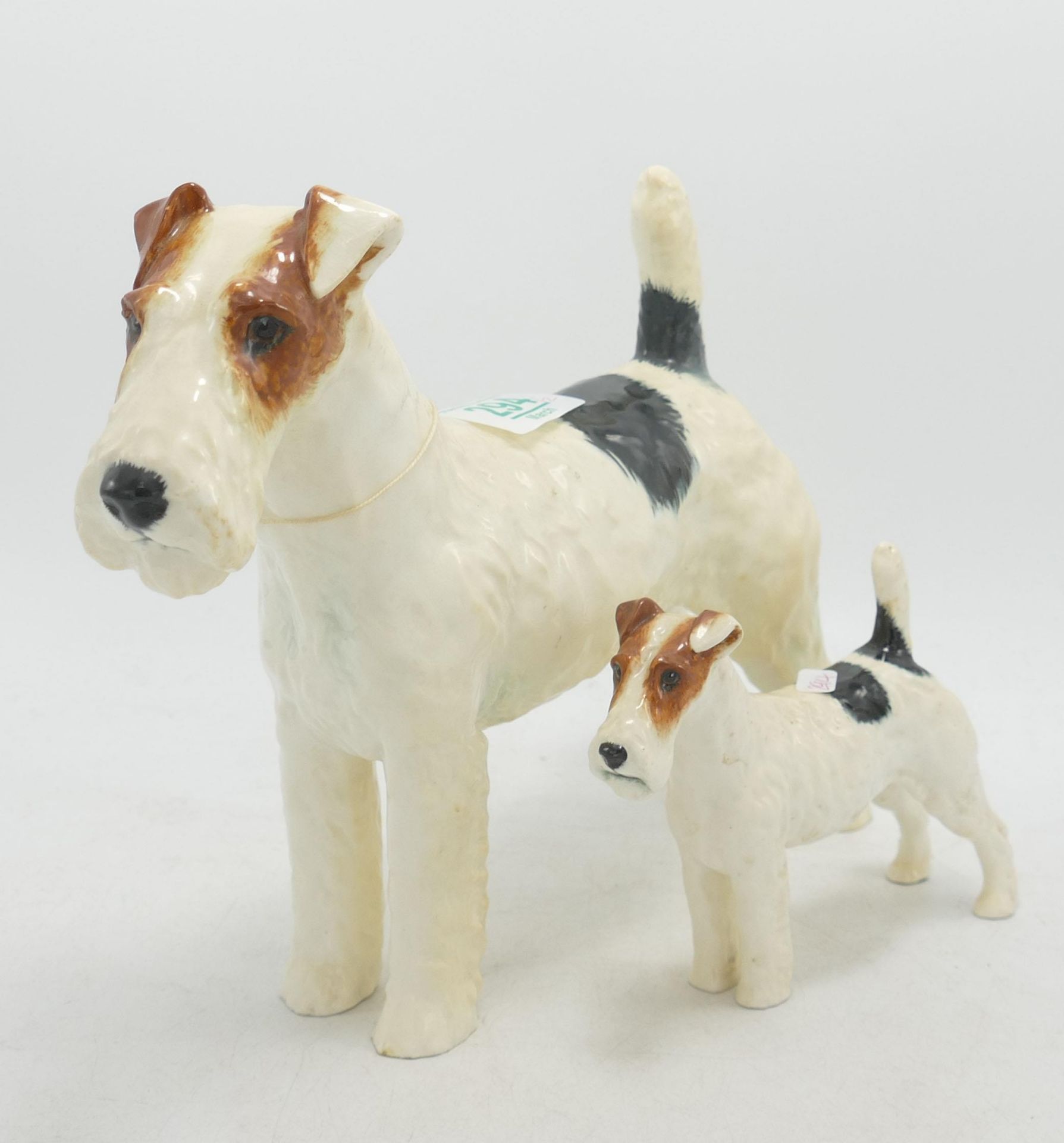 Rare Royal Doulton Rough Haired terriers HN1007 and Hn1014, both restored(2)