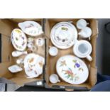 A large Collection of Royal Worcester Evesham Patterned Tea & dinner ware(4 trays)