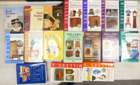 A large collection of Royal Doulton & Millers Antiques Professional reference books