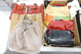 A collection of ladies Handbags & Evening Bags to include White Company, L.Credi , Astore etc