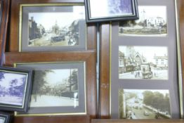 A collection of framed prints with local interest(11)