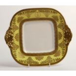 De Lamerie Fine Bone China Gold on Lemon Handled Sandwich Plate , specially made high end quality