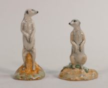 Beswick pair Meercats 1996 limited editions, boxed(2)