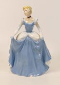 Royal Doulton Boxed Disney Princess Figure Cinderella Hn3677 with cert