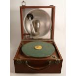 Decca 'junior' portable wind-up gramophone