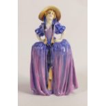 Royal Doulton figure Patricia HN1431, impressed date for 1930. Two 2cm hairline cracks to folds in