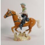 Beswick Cowboy on galloping palomino horse 1377(a/f)