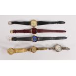 A collection of ladies wristwatches including Raymond Weil,Lava,Potencial etc