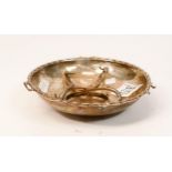 Damaged silver footed bowl. weight 150 grams