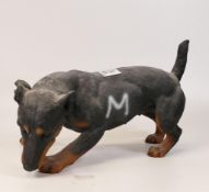 A collection of Wade Ceramic Northlight Figure of Terrier, height 16cm. These were removed from