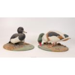 A collection of Wade Ceramic Northlight Figure of Ducks,