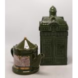 A collection of Wade Ceramic Harrods Biscuit Barrel & Teapot These were removed from the archives of