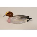 Beswick model of a Wigeon duck 1526 approved by Peter Scott
