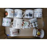 A collection of Wade Ceramic Oversized Advertising Tankards These were removed from the archives