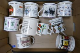 A collection of Wade Ceramic Oversized Advertising Tankards These were removed from the archives
