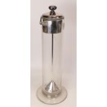 Coffee Cafetiere with Silver Plated fittings, height 39cm