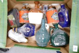 A collection of Wade Ceramic Whiskey & Spirit Bottles /decanters to include Glenfiddich, Dimple,