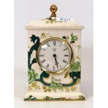 Masons Chartreuse Patterned Mantle Clock, height 20cm