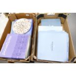 A collection of Boxed Wedgwood Calendar Plates(2 trays)