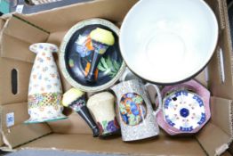 A mixed collection of items to include Empire, Burleigh, Tame & similar Chintz & floral decorated