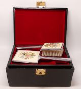 Quality Leather Type Jewellery Box & dressing table set