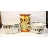 A mixed collection of items to include Wedgwood 7 Royal Doulton Guzunda's, large hand decorated