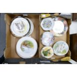A large collection of Royal Grafton, Spode , Royal Doulton & similar decorative wall plates (2