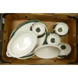 Royal Doulton Carlyle Patterned Dinner ware to include Large Platter , Lidded Tureen & twin