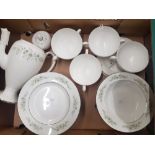 Wedgwood 'Westbury' Pattern Dinnerware Items to include coffee pot, twelve salad plates, five rimmed