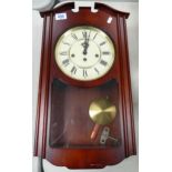 Modern Wooden German Made wall Clock, height 54cm