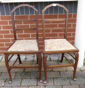 Two Queen Anne Legged Dinning Chairs(2)