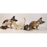 A collection of Wade Ceramic Northlight Figures of Cats, tallest 17cm. These were removed from the