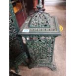 Continental Cast Metal Heater (later conversion to light), height 55cm