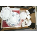 A mixed collection of items to include Royal Doulton Yorkshire Rose Part Tea set, Royal Albert