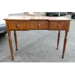 Mahogany Dressing Table, length 113cm, depth 45cm & height 80cm