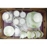 A mixed collection of items to include Paragon Floral Part Tea Sets