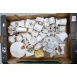 A large collection of Goss, Arcadian & similar Crested China