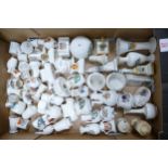 A large collection of Goss, Arcadian & similar Crested China