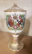 Spode Commemorative Chalice Charles & Diana Spencer Royal Marriage 1981. lid a/f