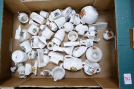 A large collection of Goss, Arcadian & similar Crested China