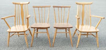 Four Mid Century Ercol Chairs(4)