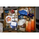 A mixed collection of items to include vintage toys, decorative ornaments & plates, boxed cutlery