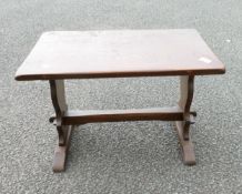 Quality Oak Small Coffee Table, length 64cm, width 38cm & height 40cm