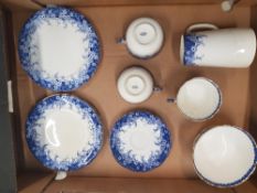 A collection of Royal Doulton mixed tea ware items (1 tray).