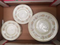 Minton Broadlands pattern dinner ware items to include 12 Dinner Plates & 12 Salad plates.