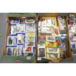 A collection of Boxed Die Cast Model Corgi , Lledo, Matchbox & Days Gone By model Vehicles(2 trays)